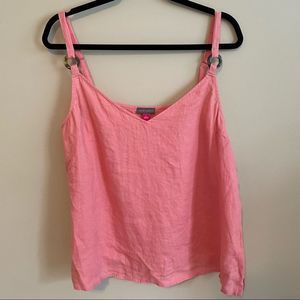 NWT; Vince Camuto Adjustable Pink Straps Top; Size‎ Large